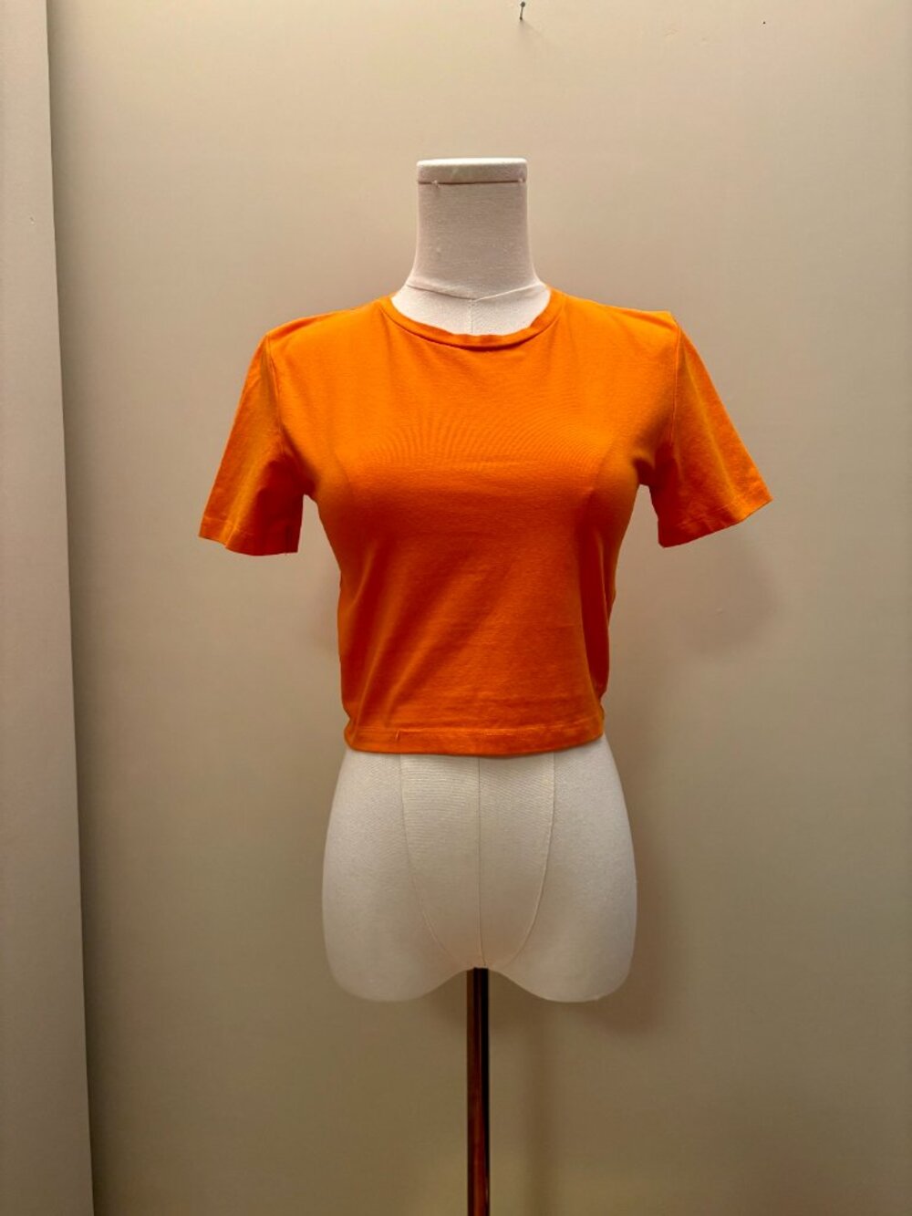 Zara Orange Crop Top